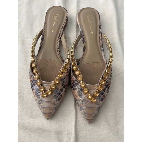 Anthropologie GUILHERMINA EMBELLISHED SLIDES - Picture 1 of 6